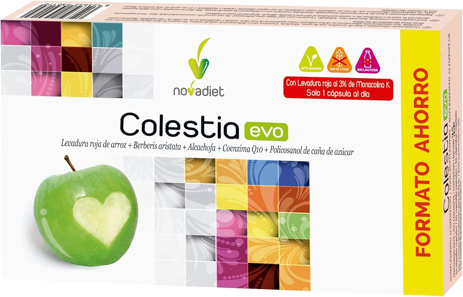 Colestia Evo 60 capsulas Novadiet complemento para el colesterol