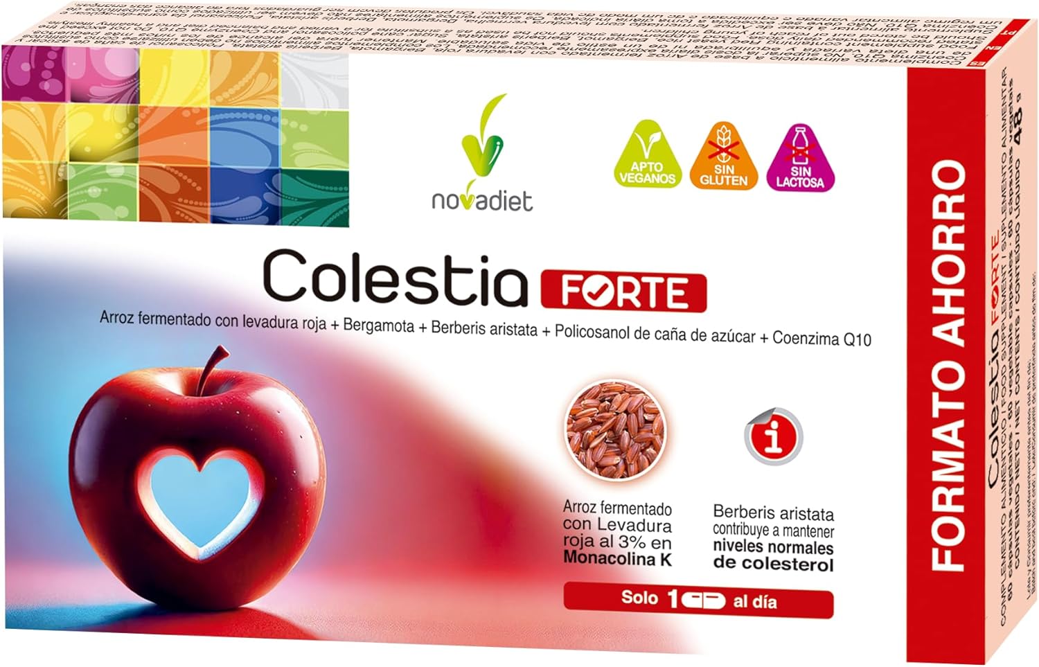 Colestia Forte 60 capsulas Novadiet complemento para el colesterol